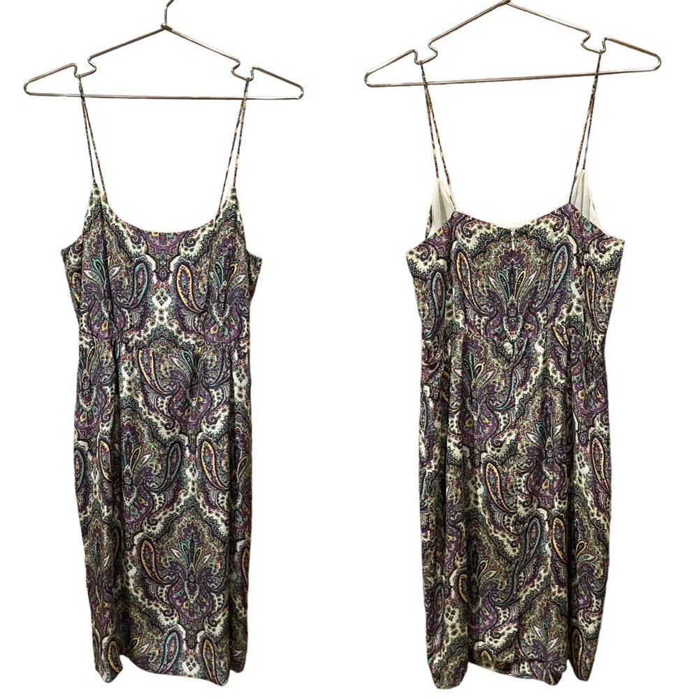 J.Crew Silk‎ Paisley Printed Dress